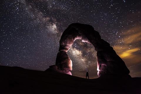Delicate Arch At Night