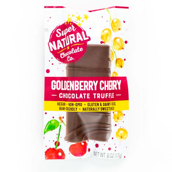 Goldenberry Cherry Vegan Raw Chocolate Truffle
