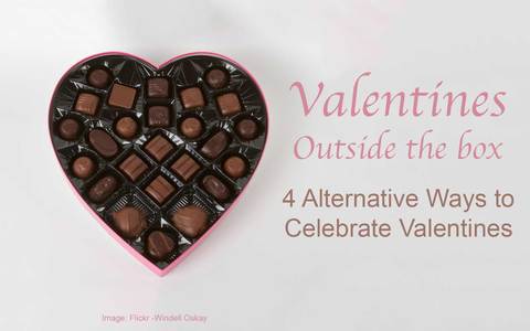 Heart-Shaped Box of Chocolates with Article Title